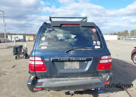 2003 Toyota Land Cruiser из США, поврежденный, VIN JTEHT05J832043971